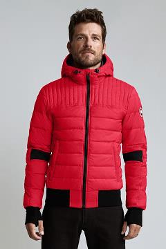Chamarras Canada Goose Hombre México - Cabri Chaqueta De Plumas Rojos BP1206873